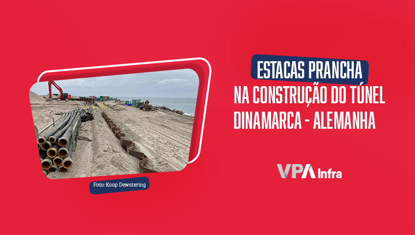 Como as Estacas Prancha Metálicas estão ajudando a construir o túnel que ligará a Dinamarca à Alemanha