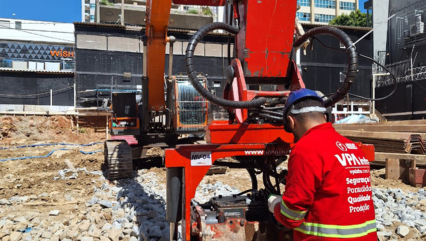 Contenção com engenharia e execução integrada