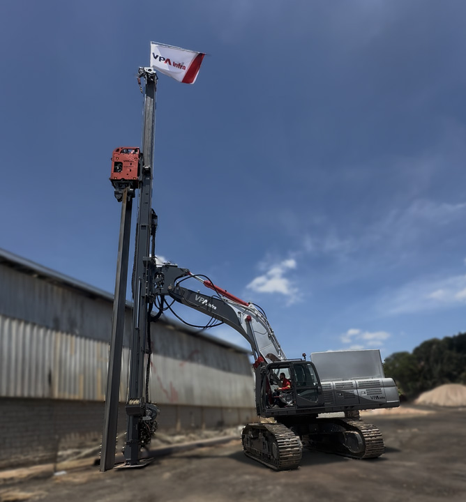 Torre Vibratória TV-195 em operação